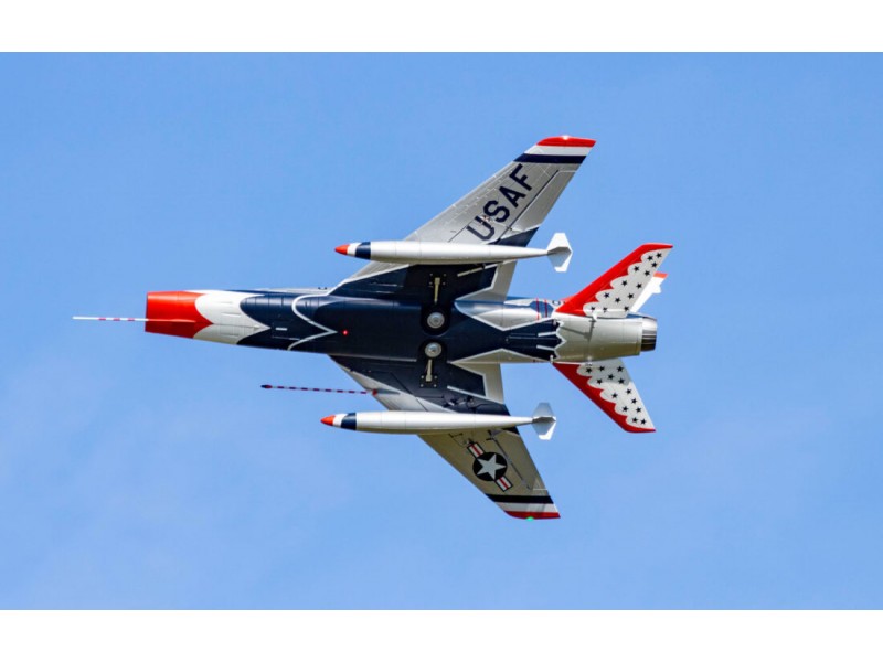 Flex - F-100D SUPER SABRE 90MM EDF SUPER PNP - Silver